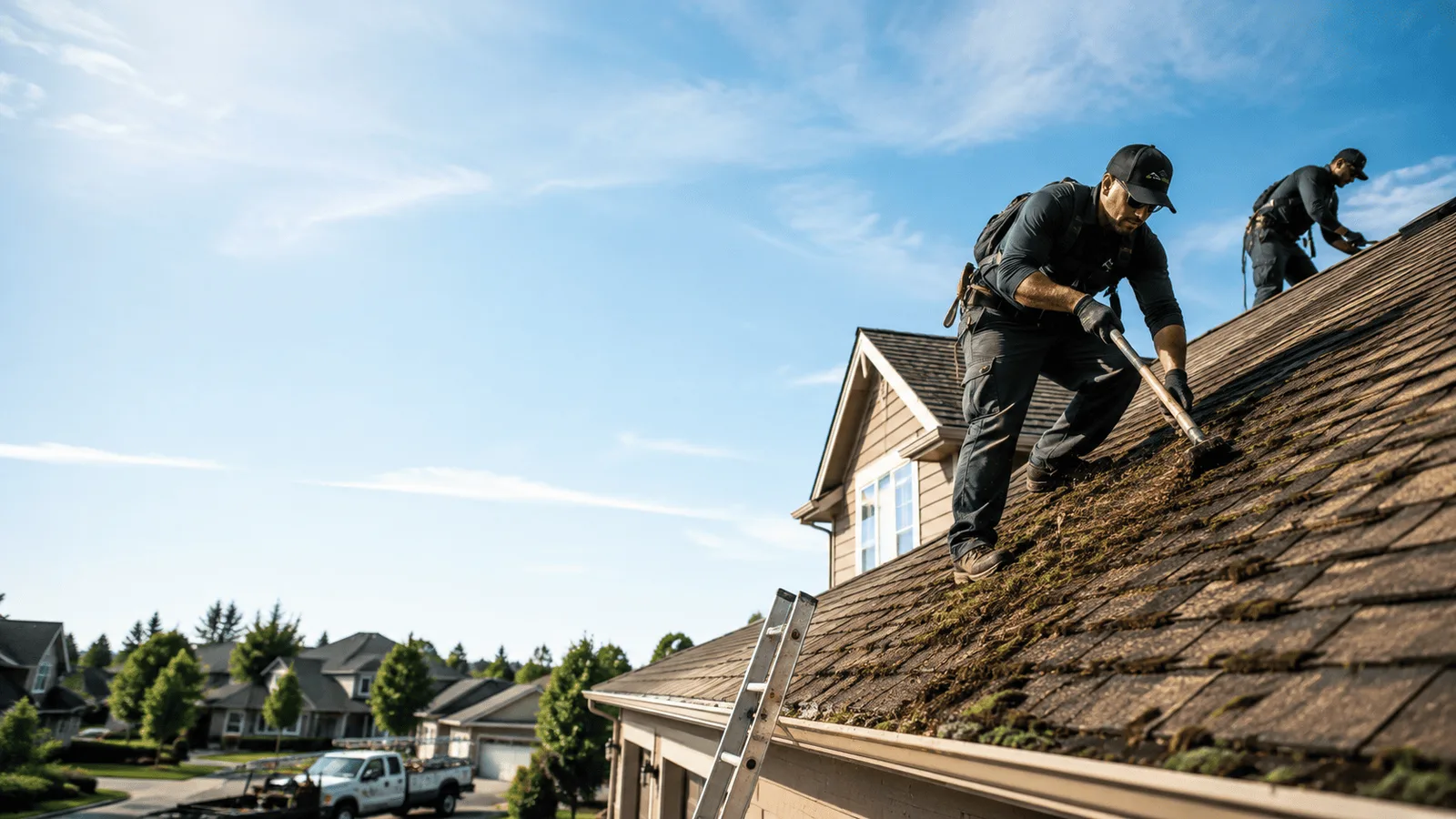 Roof Moss Removal in Simpsonville, KY near me